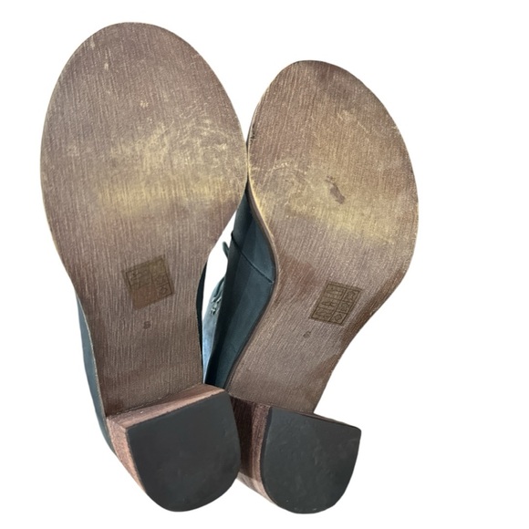 Jeffrey Campbell Ibiza Last Bradley Heeled Ankle Boot Dark Gray Green EUC Size 8 - Picture 6 of 10